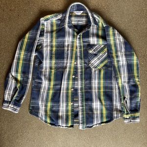 Mens multicolor y2k Brazil Flannel